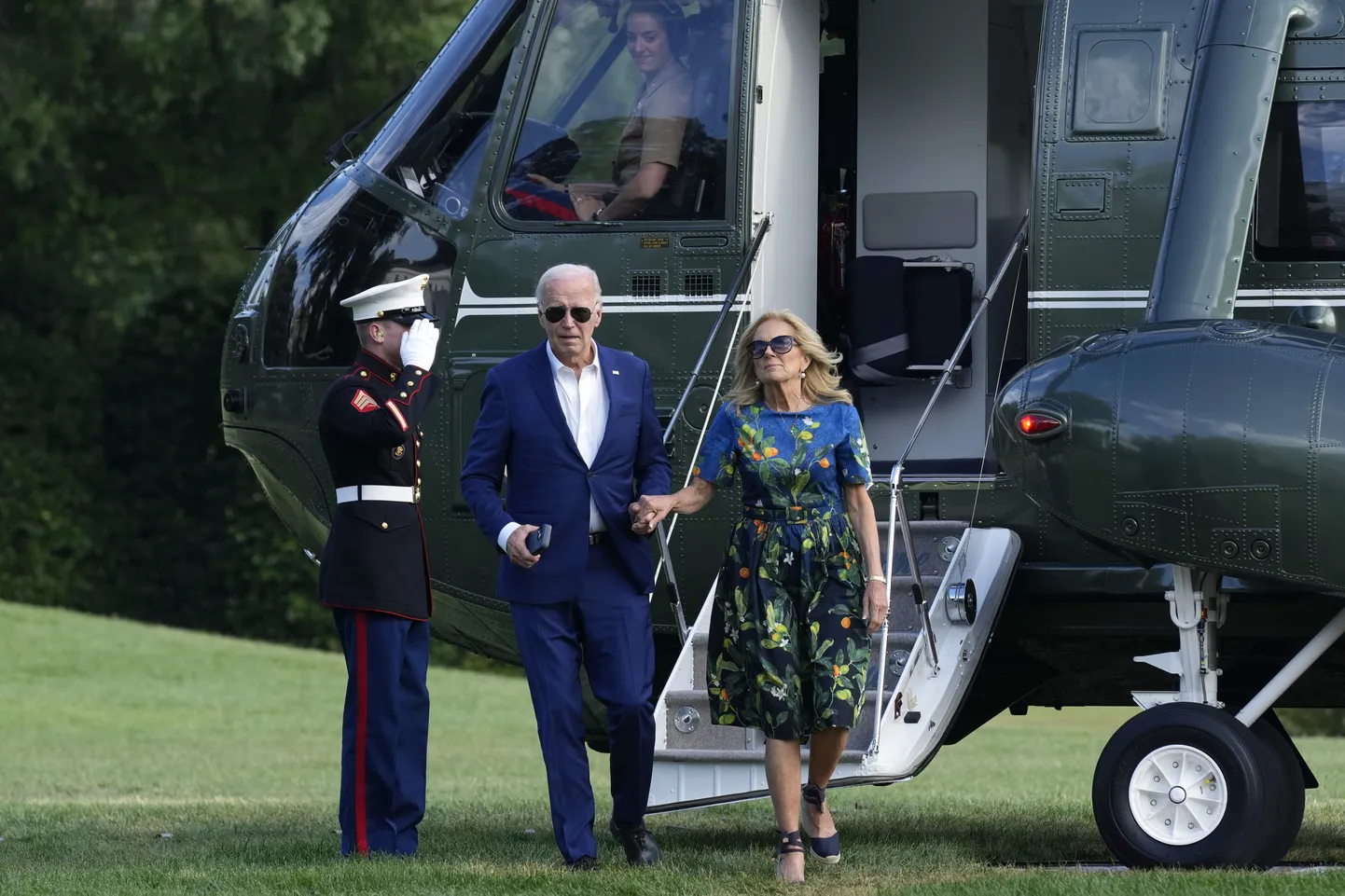 President Joe Biden ja esileedi Jill Biden Washingtonis.