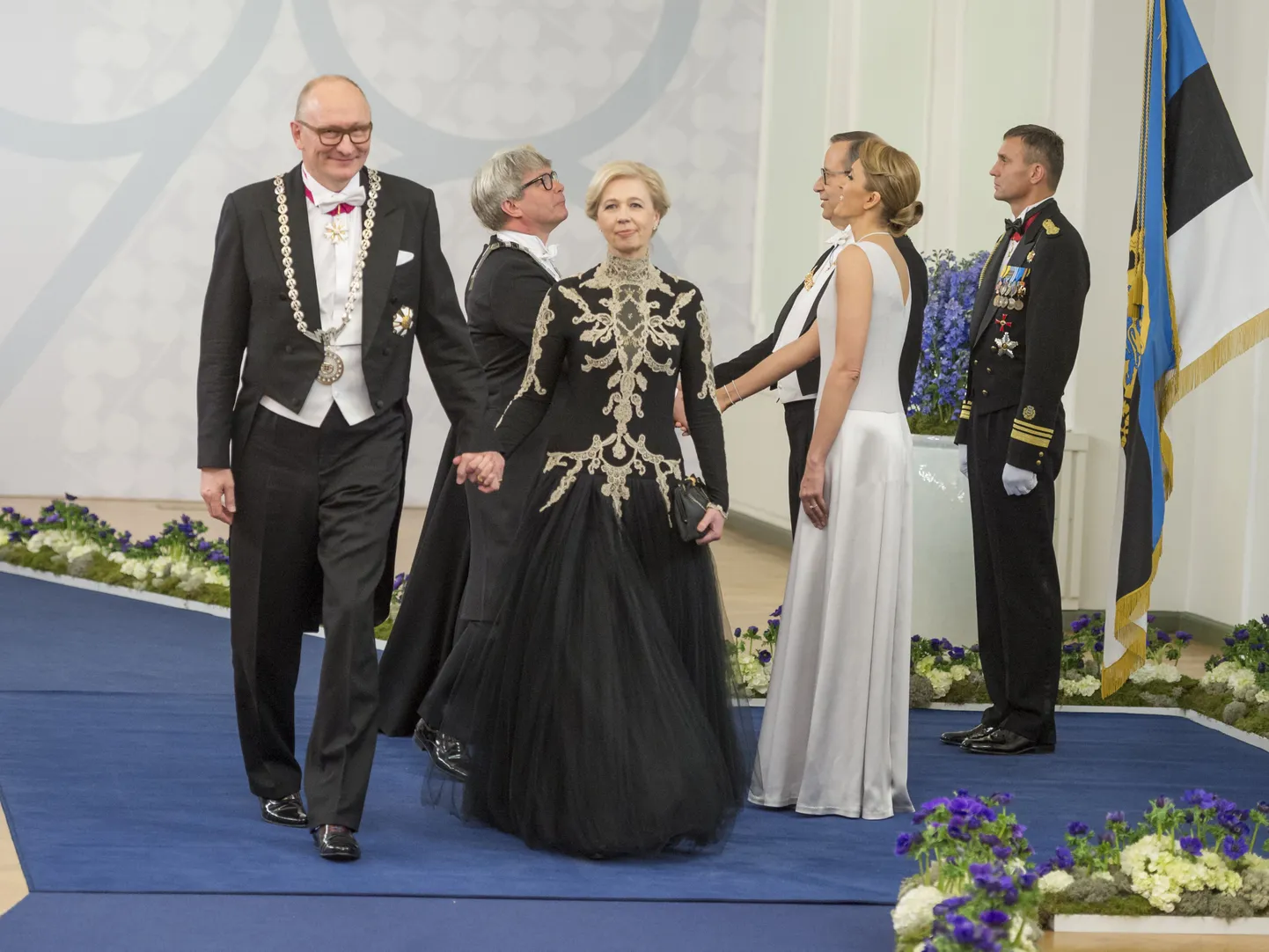 Tallinna Tehnikaülikooli rektor, akadeemik Jaak Aaviksoo ja kirjastaja Tiina Kaalep.