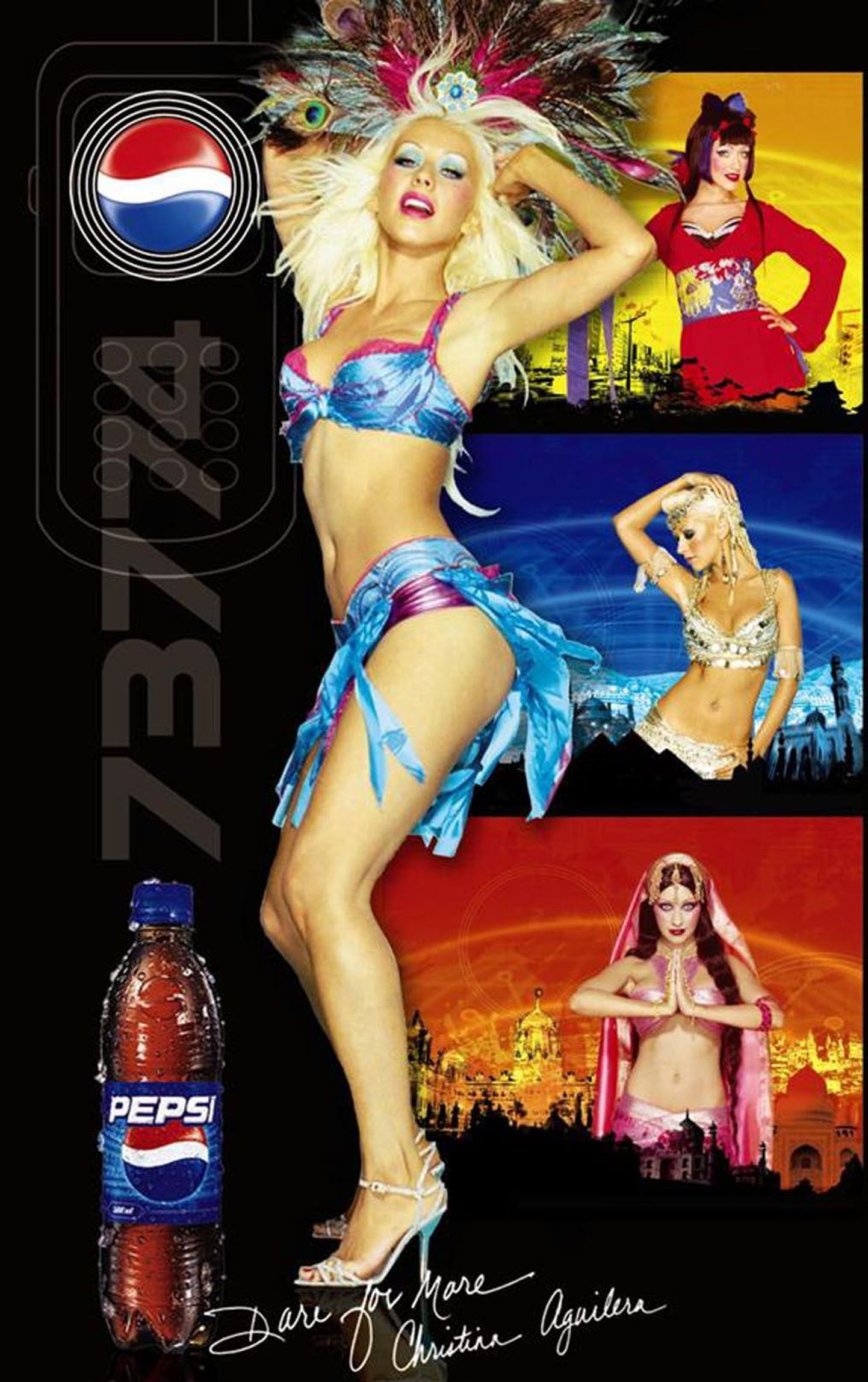 Christina Aguilera Pepsi reklaamikampaanias.
