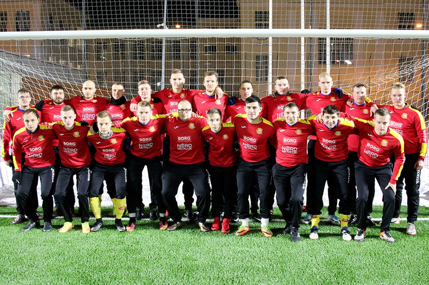 Võru FC Helios meeskond 2018.