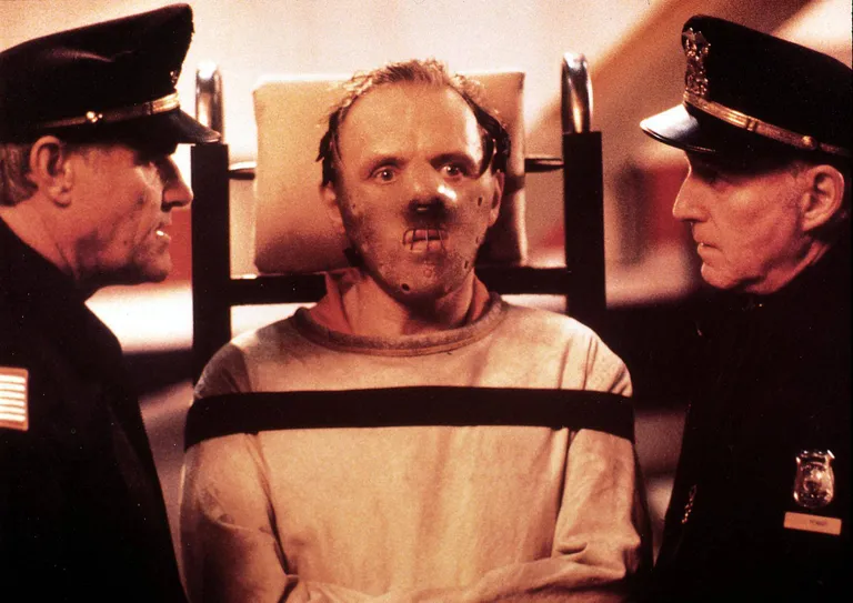 Anthony Hopkins kehastamas Hannibal Lecterit filmis «Voonakeste vaikimine».