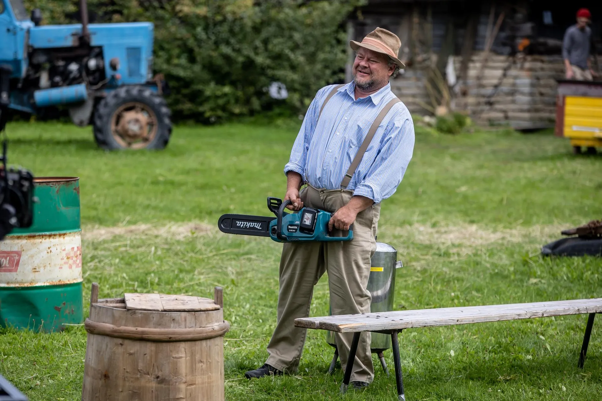 24.08.2021 Kavandi küla, Saaremaa Filmi «Suvitajad» võttepäev Kavandi külas. Ago Anderson.