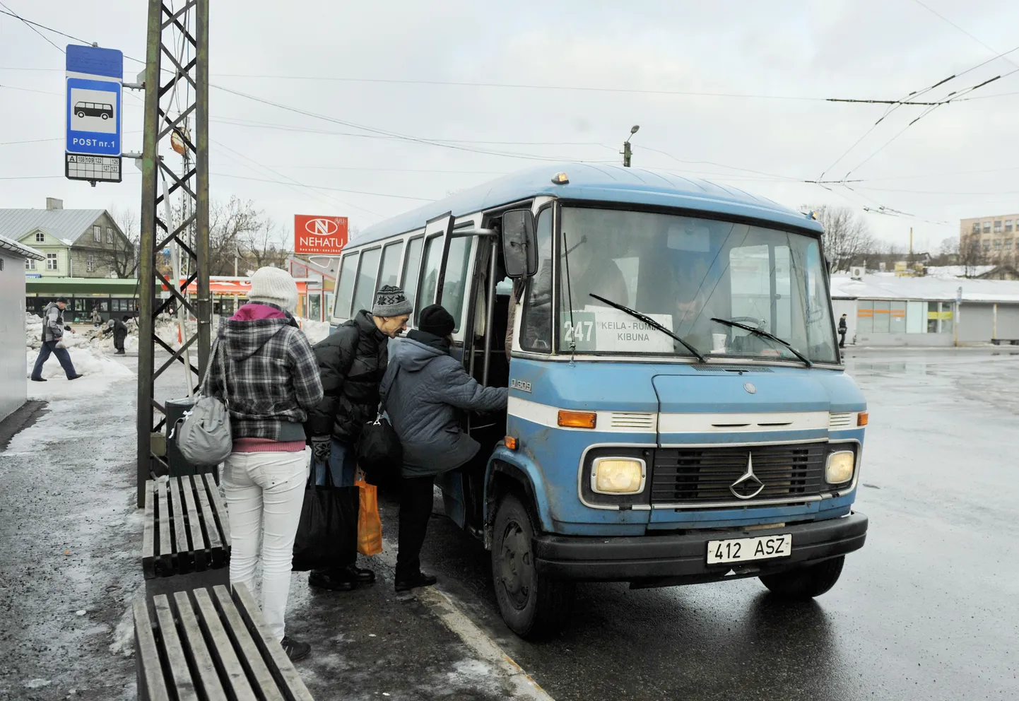 FIE Rain-Mati Pesorile kuuluv liinibuss.
