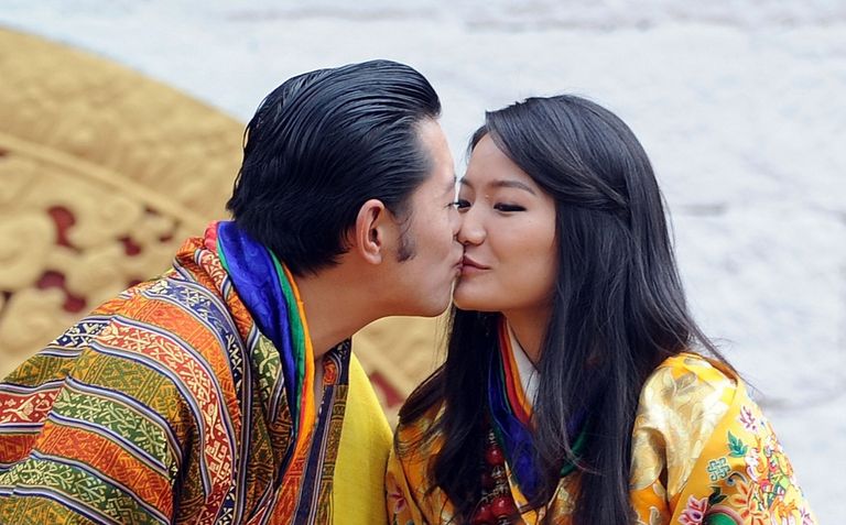 Bhutani kuningas Jigme ja kuninganna Jetsun