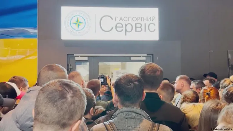Украинские мужчины в Германии, нуждающиеся в консульских услугах, апрель 2024 года
