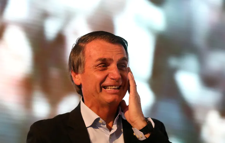 Brasiilia presidendikandidaat Jair Bolsonaro augusti lõpus Porto Alegres kampaaniaüritusel.