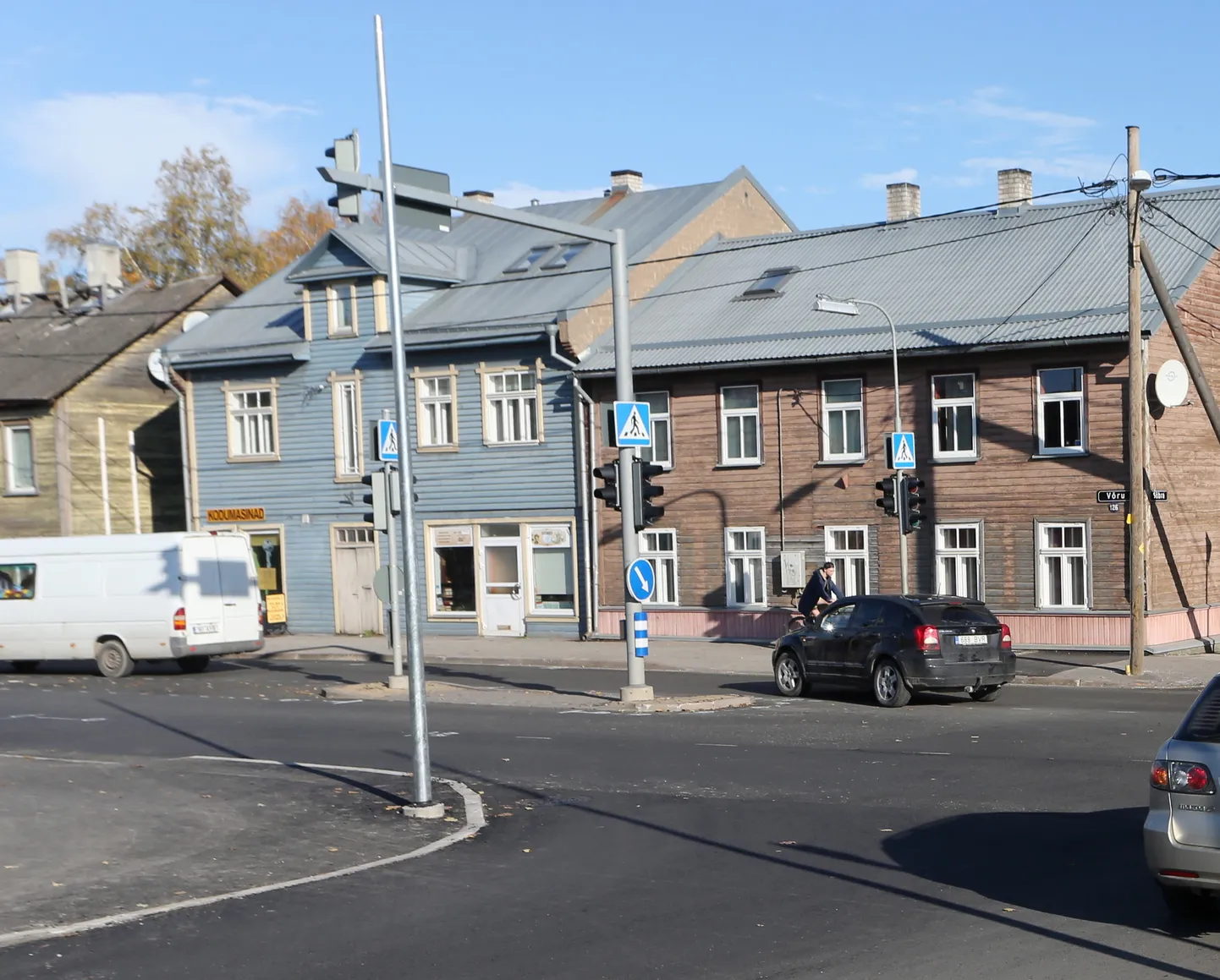 Перекресток улиц Сыбра и Выру. Фото иллюстративное.