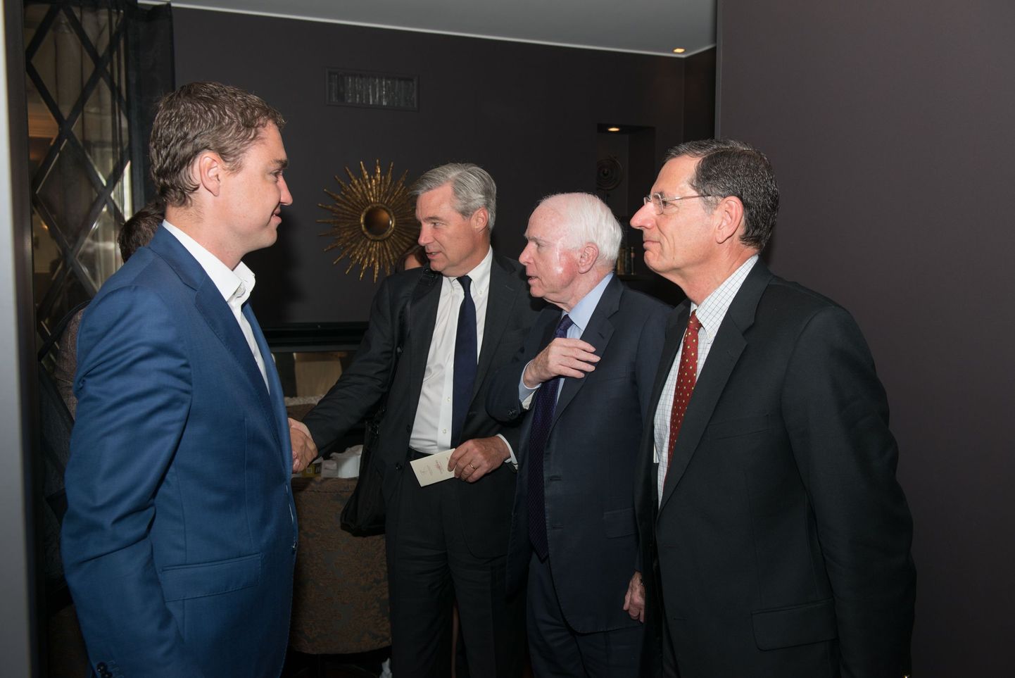 Peaminister Taavi Rõivase kohtumine USA senaatorite John McCaini, Sheldon Whitehouse ja John Barrassoga