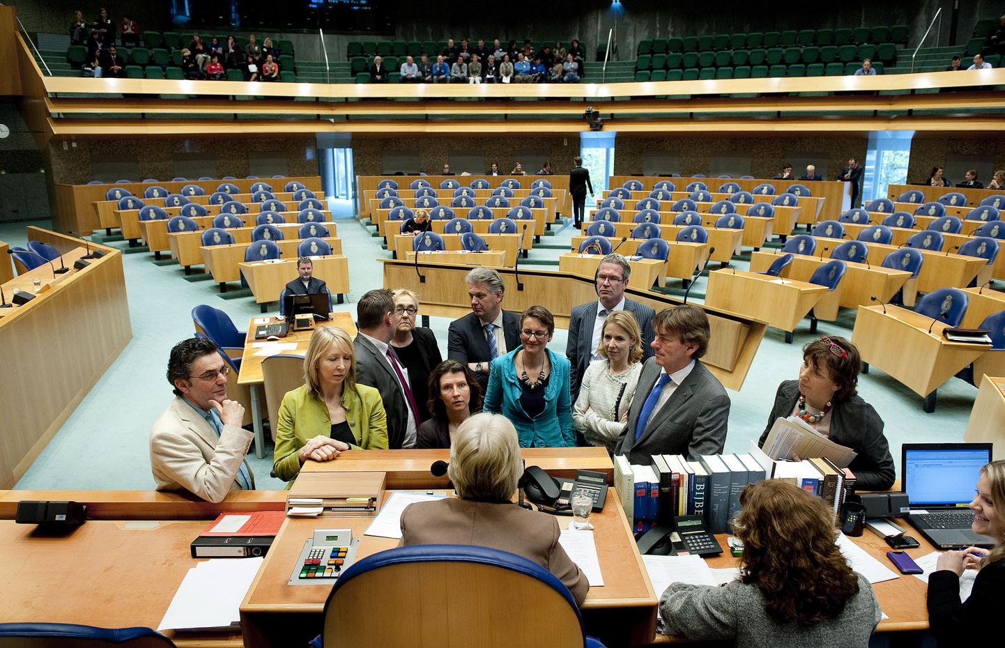 Hollandi parlamendi liikmed.