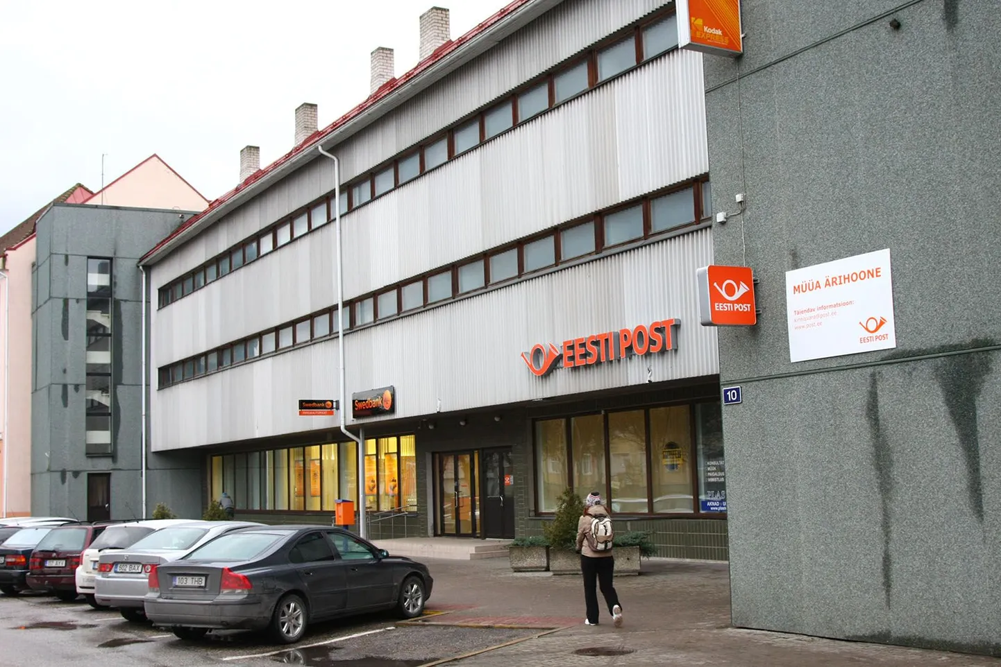 Valga postkontori hoone.