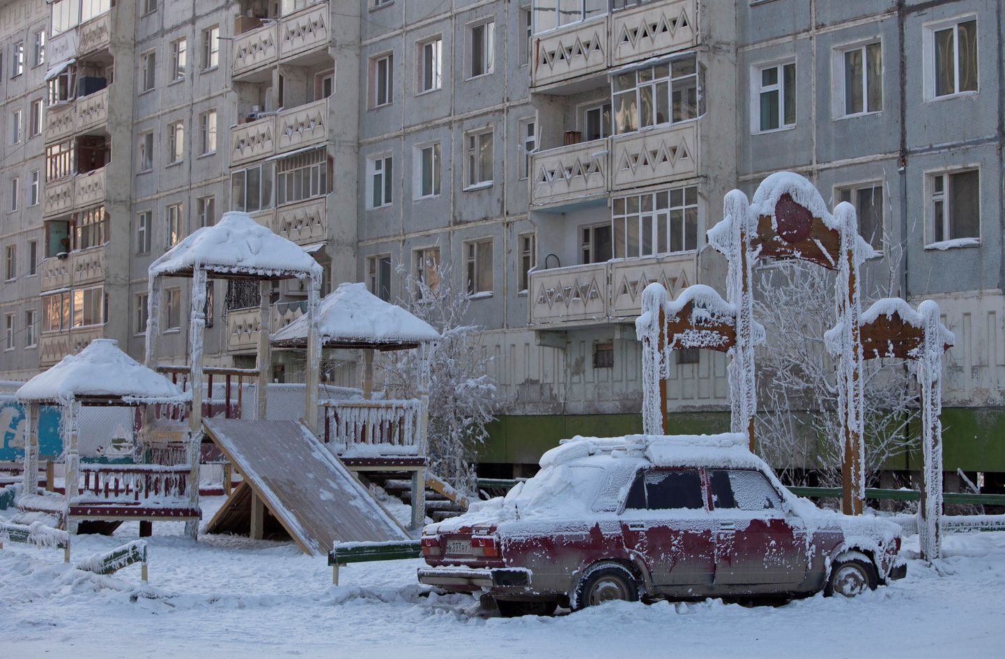 Морозы в Якутске. Иллюстративное фото