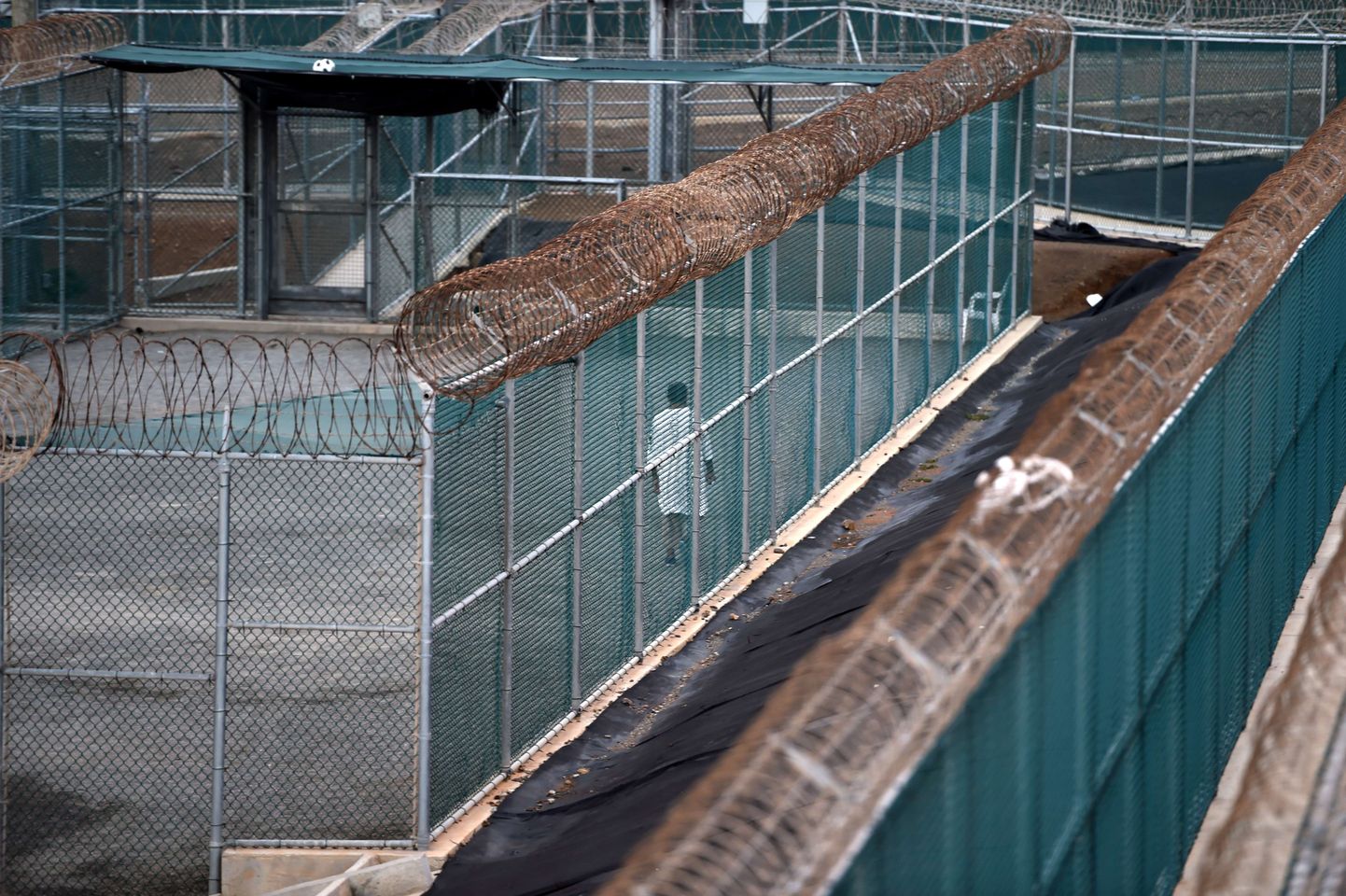 Guantanamo vangla liikumisala Kuubal.