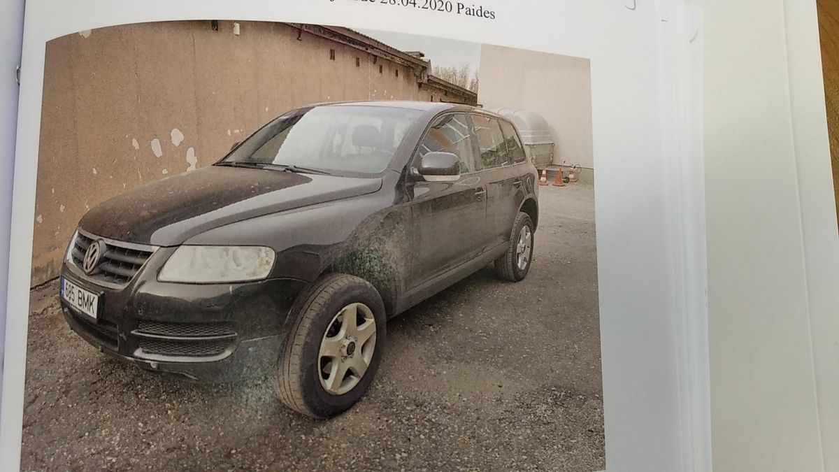 Petturitelt arestiti Volkswagen Touareg, mille väärtuseks hinnatakse vaid 3800 eurot.