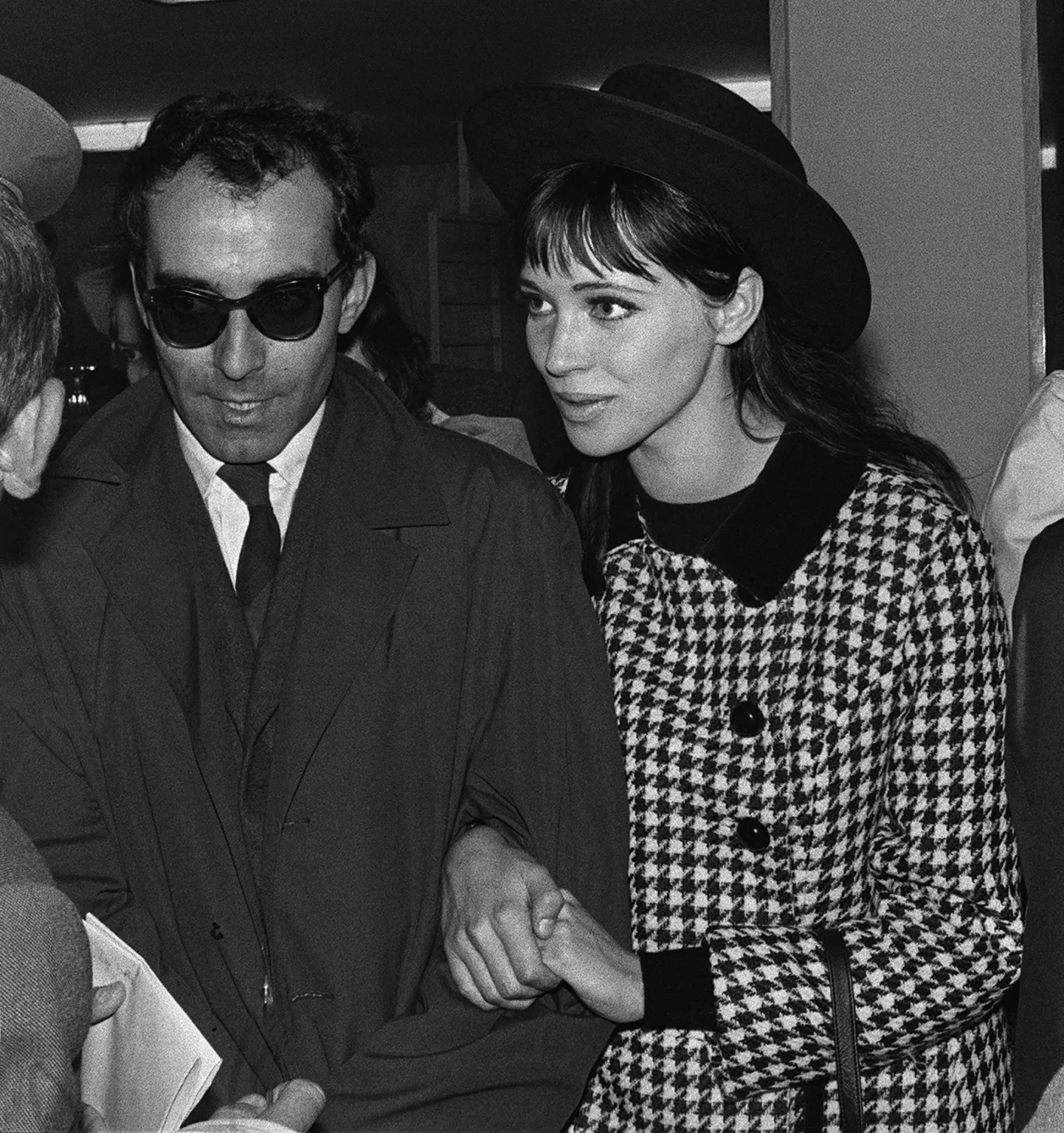 Žans Liks Godārs un Anna Karina 1963. gadā