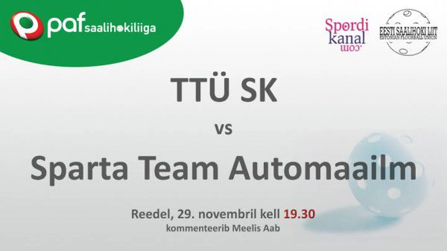 TTÜ ja Sparta vaheline kohtumine.