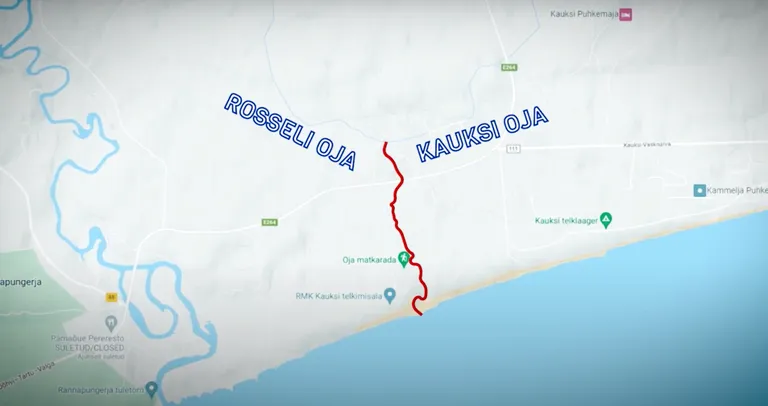 Kohalike sõnul hakkab reovesi mööda ojasid Peipsi järve voolama.