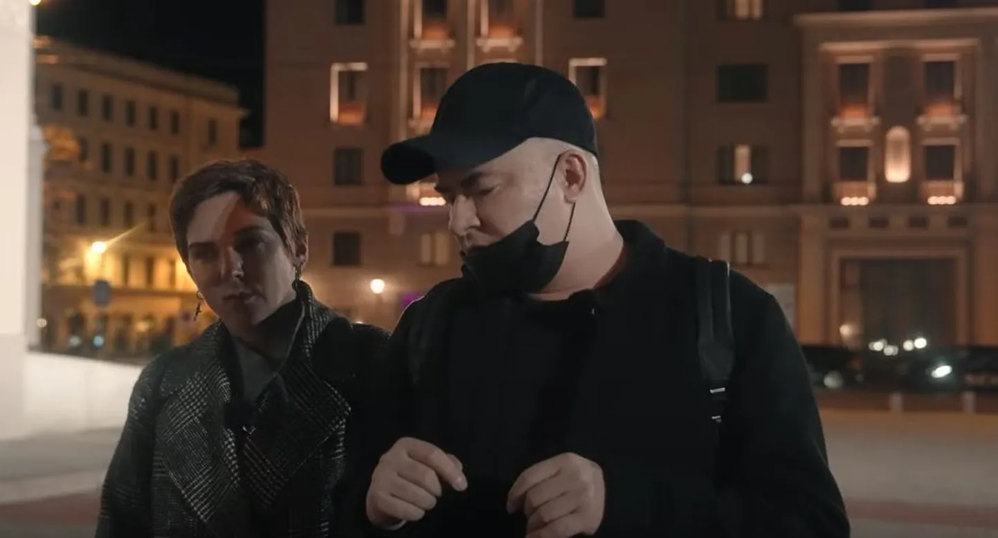 Андрей Данилко (Верка Сердючка) и Катерина Гордеева в Риге