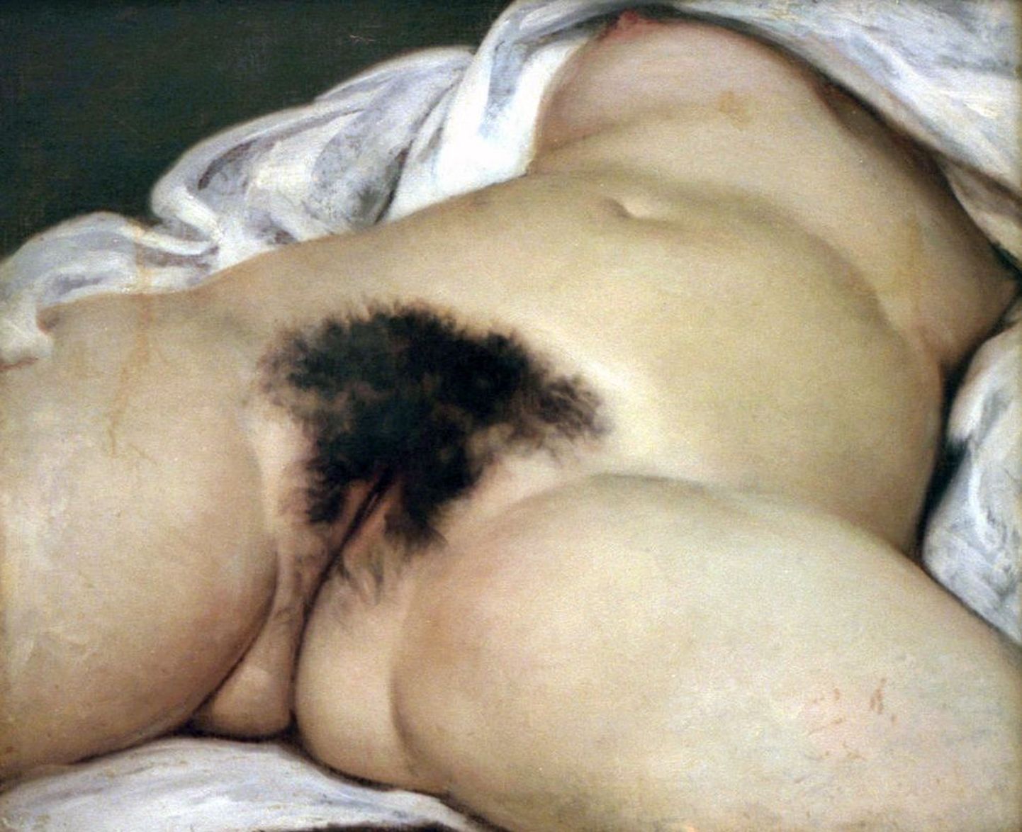 Gustave Courbet` maal «L´origine du monde»