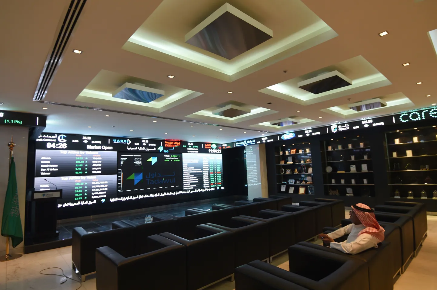 Saudi Araabia seaduste kohaselt on Tadawul All-Shares Index (TASI) avatud investoritele, millel on vara vähemalt 18,75 miljardit riaali (4,7 miljardit eurot).