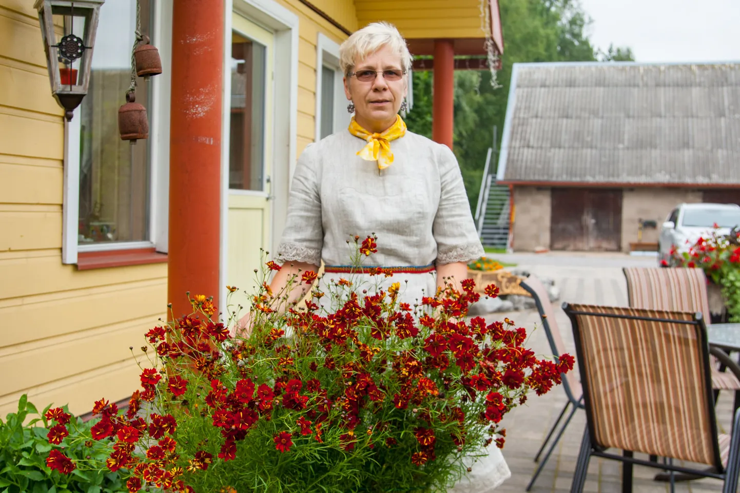 Lõosilma talu perenaine Lea Viik peab avatud talude päevi suurepäraseks.