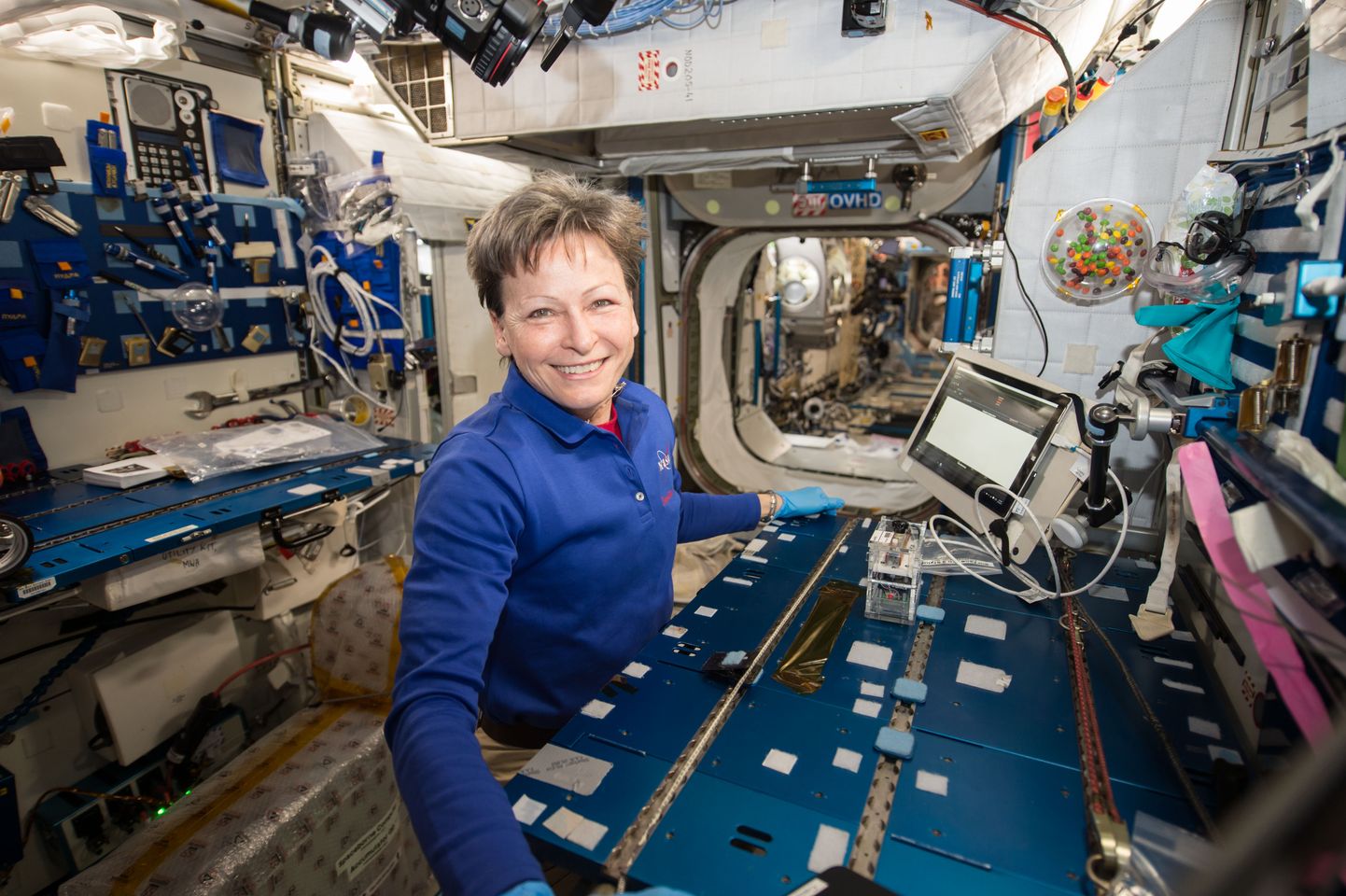 DNA sekveneerimise läbi viinud astronaut Peggy Whitson.