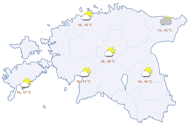 Ilm pühapäeval