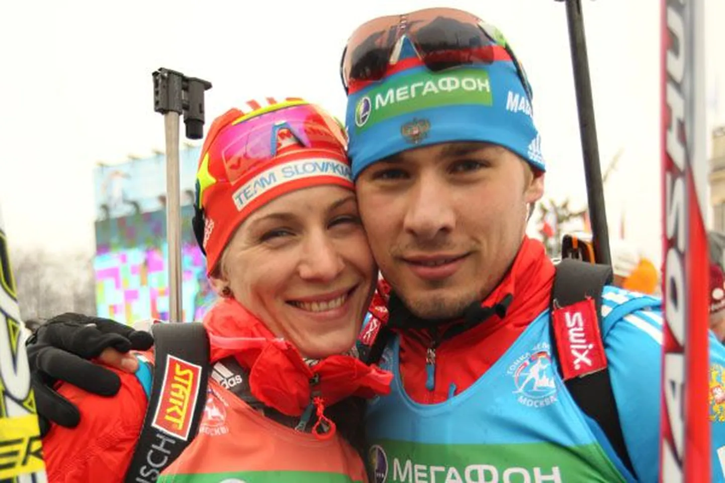 Anastassia Kuzmina ja Anton Šipulin