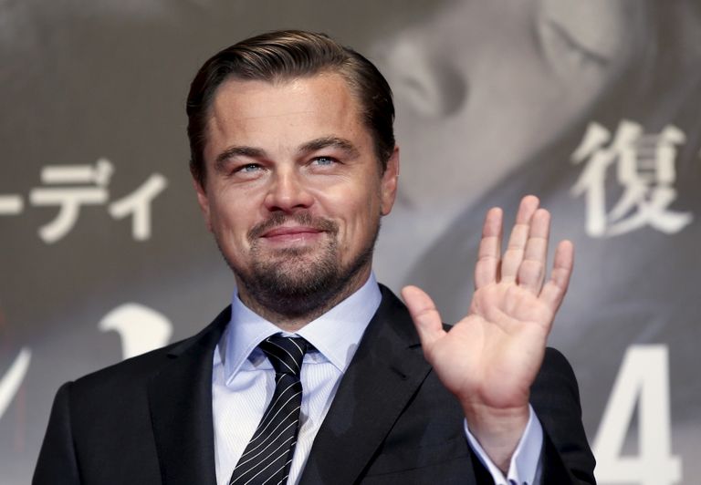 Leonardo DiCaprio märtsis 2016 filmi «The Revenant» (Mees, kes jäi ellu) esilinastusel Jaapanis Tokyos