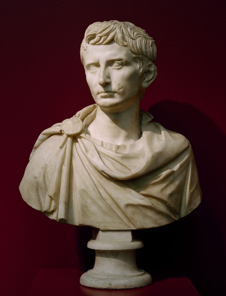 Vana-Rooma keisri Augustuse büst Rooma Kapitooliumi muuseumis