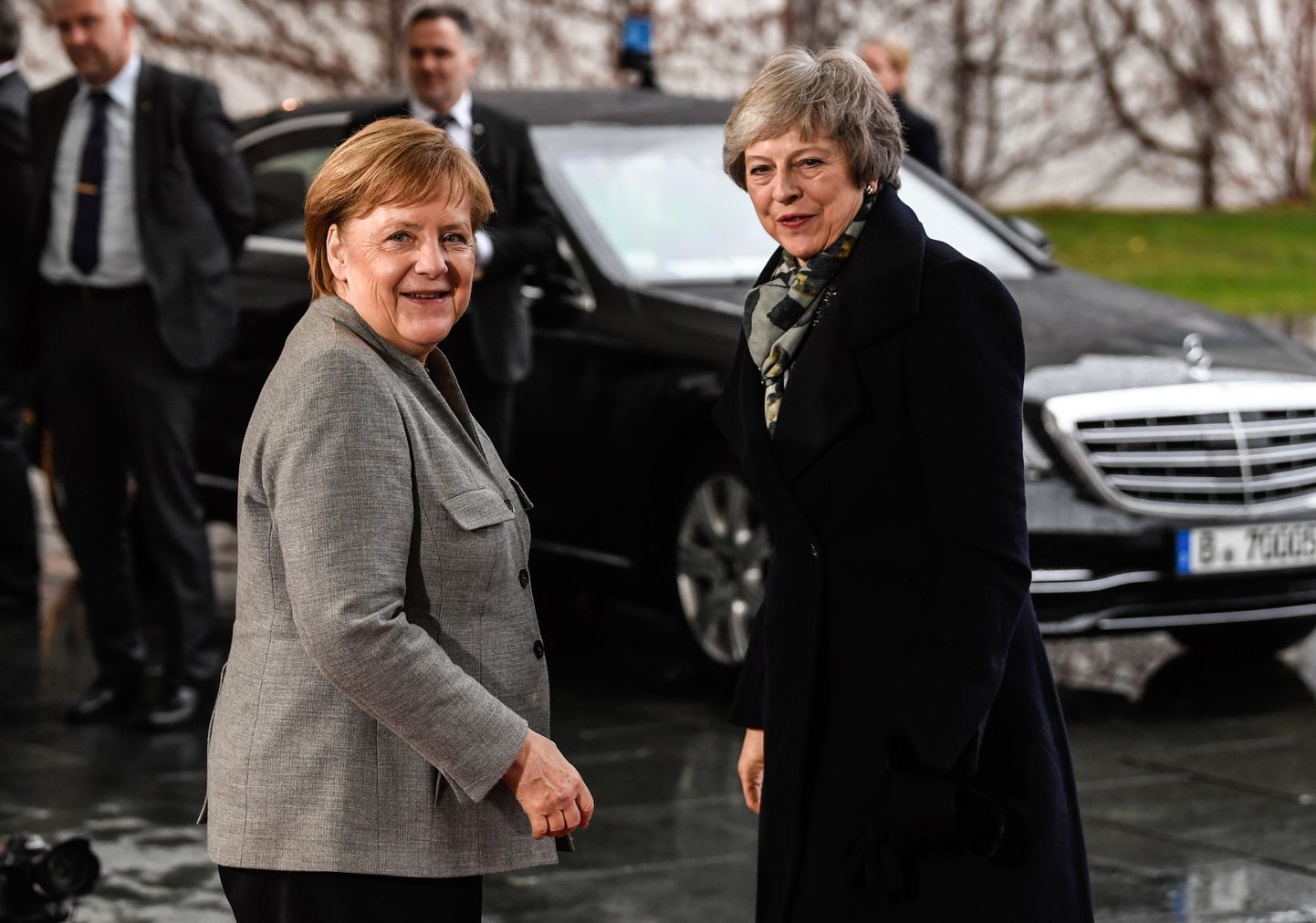 Angela Merkel ja Theresa May.