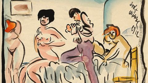 Naised kirglised, kliendid, kupeldajad ja moraalihoidjad: näitus uurib seksitööd Eesti kunstis