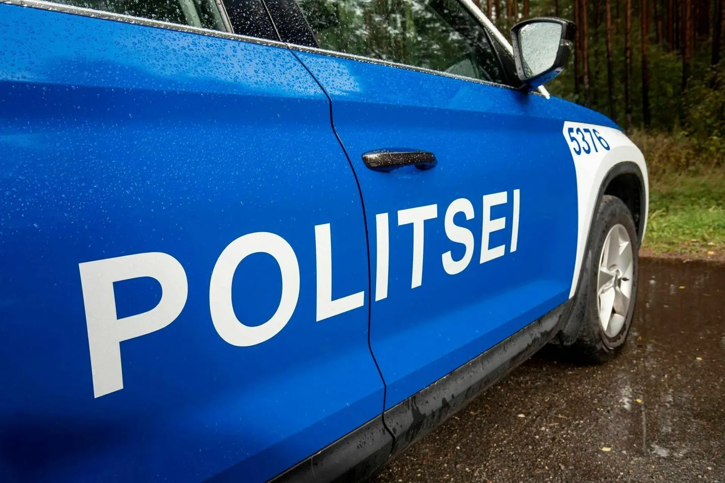 Politseiauto. Pilt on illustratiivne.