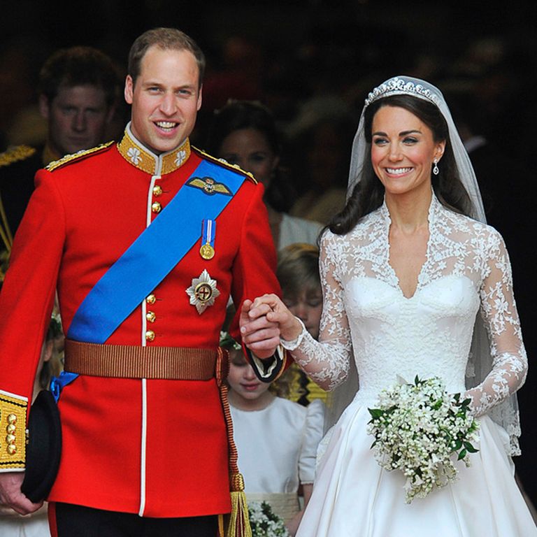 Принц Уильям и Кейт Миддлтон в день свадьбы
