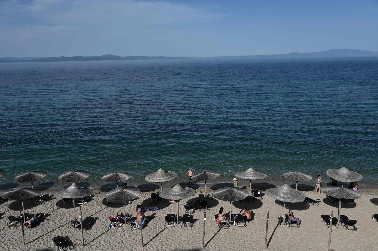 Rand Chalkidiki poolsaarel.