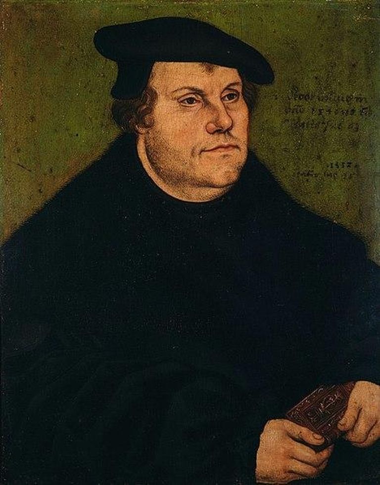 Lucas Cranach vanema õlimaal Martin Lutherist (1532).