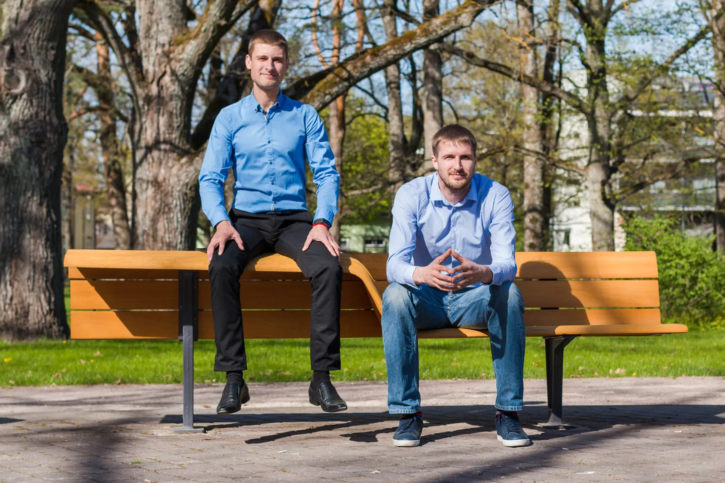 Mirko Metsaoru (vasakul) ja Tamar Nassar – arendavad ja toodavad, paigaldavad ja hooldavad aiandusautomaatikat.