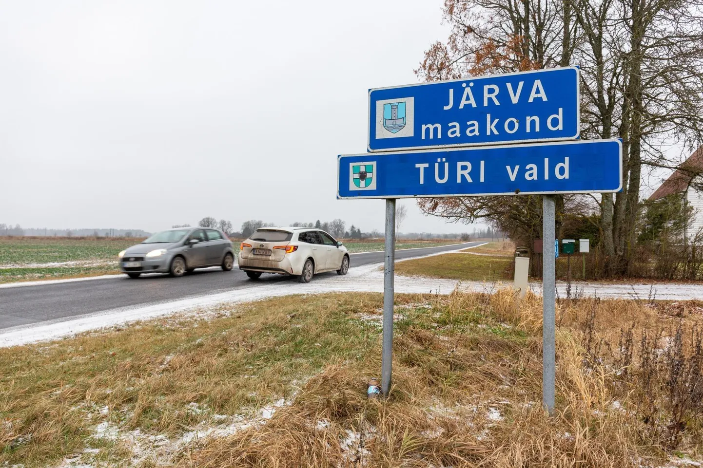 Siit läheb kahe valla ja maakonna piir, mida ületaks rajatav kergliiklustee.