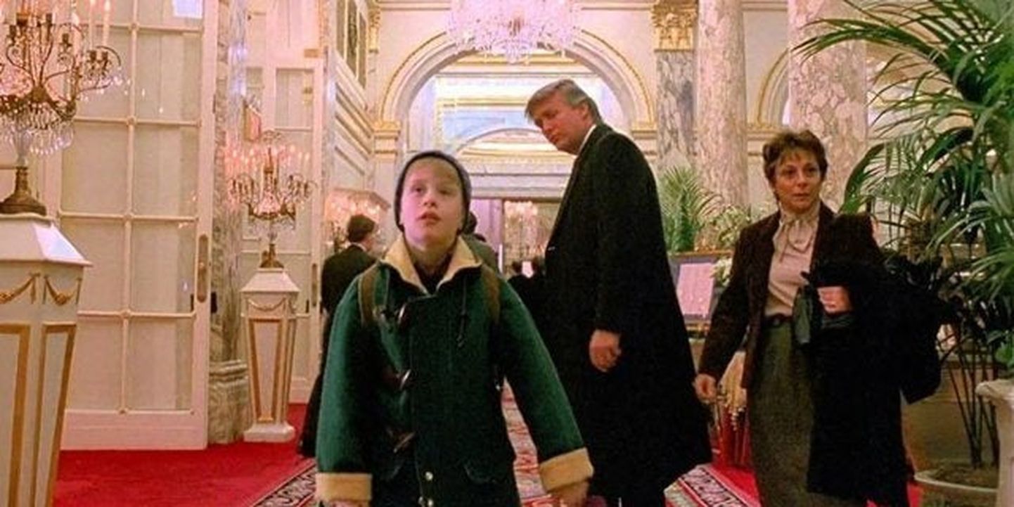 Ameerika Ühendriikide president Donald Trump filmis «Üksinda kodus 2».