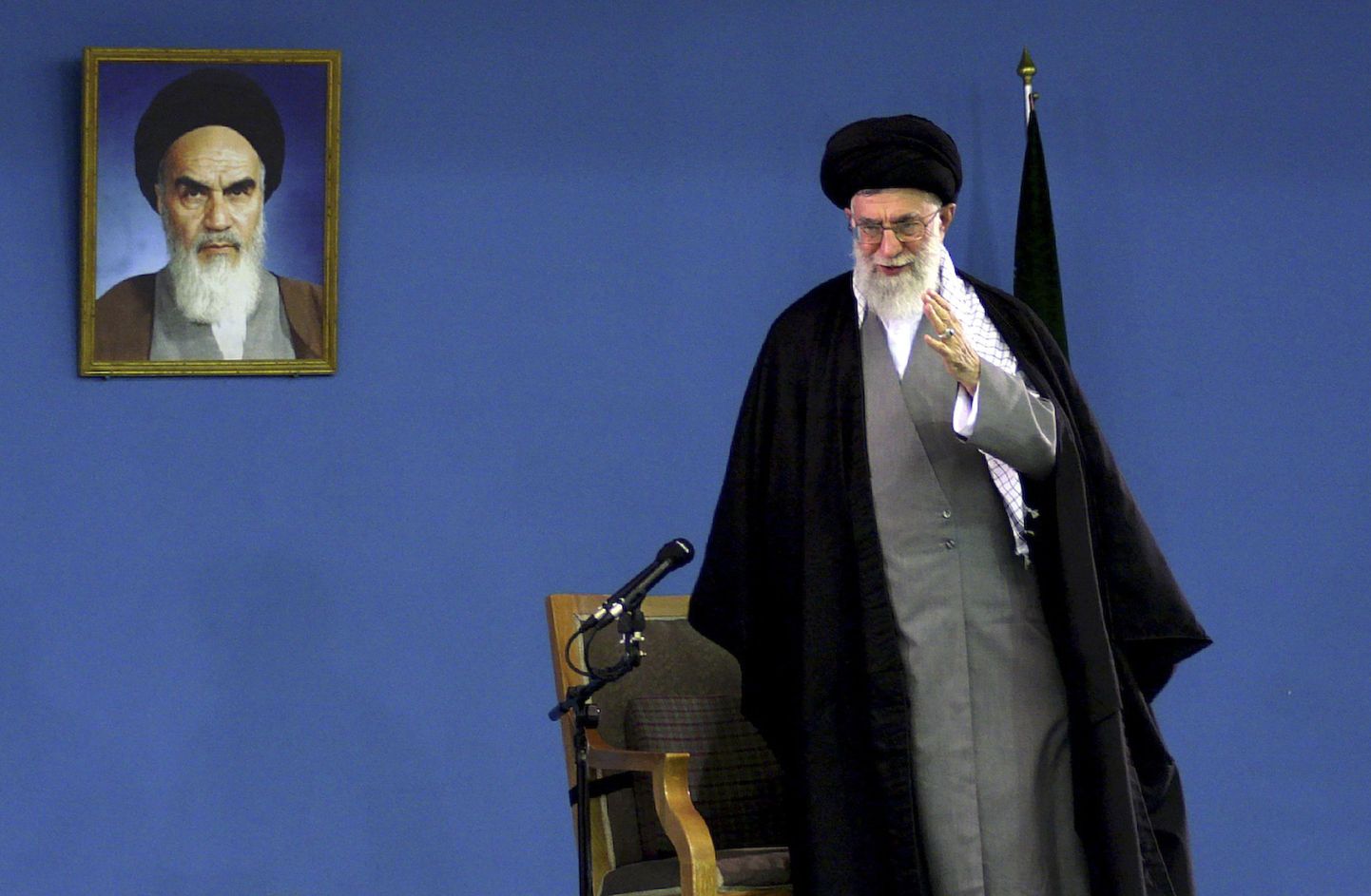 Iraani kõrgem usujuht ajatolla Ali Khamenei.