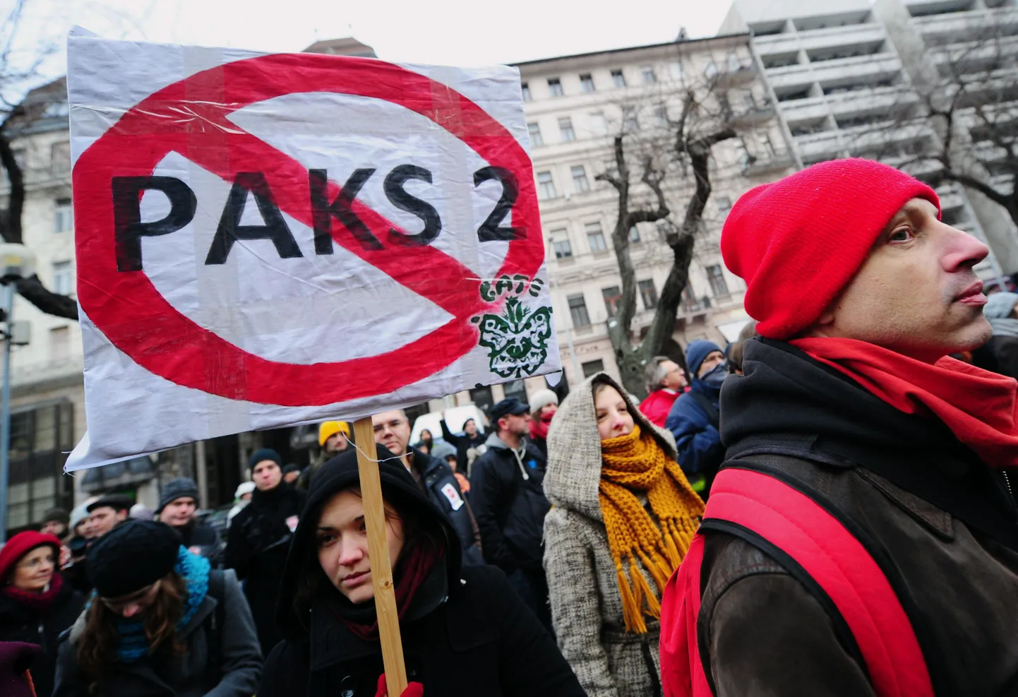 Ungari Paksi tuumajaama laiendamise vastu protesteeriti ka mullu veebruaris.