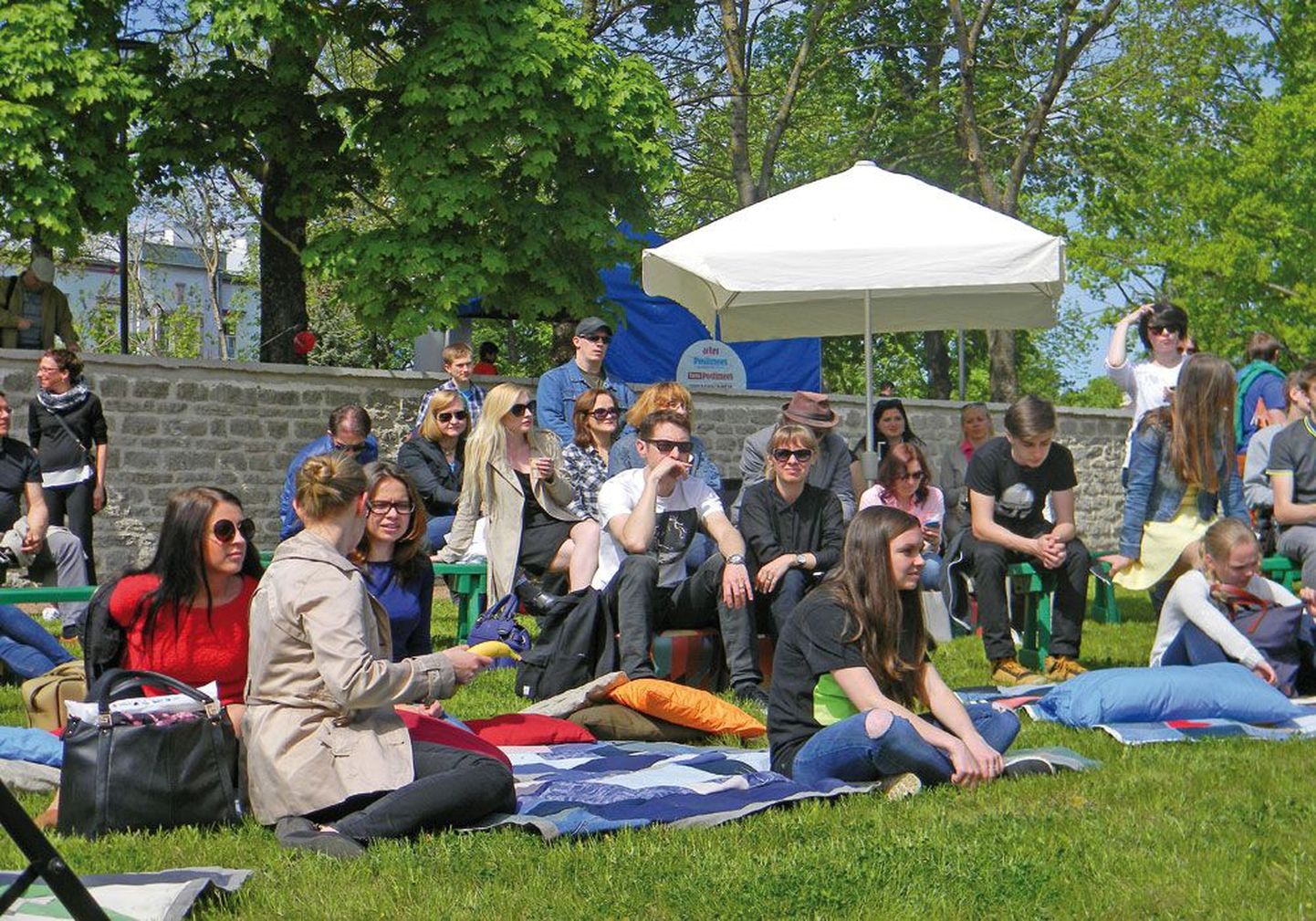 Первый Фестиваль мнений в Нарве прошел в прошлом году в Замковом парке.