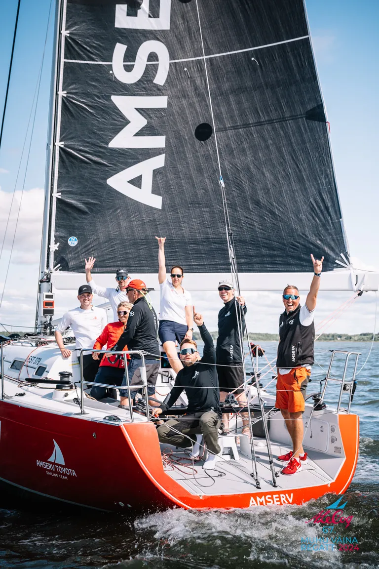 Jaht AMSERV TOYOTA SAILING TEAM (First 36.7) - kapten Margus Zuravljov - A. Le Coq 67. Muhu Väina regatt 2024 - Viimane võistluspäev ja lõpetamine Haapsalus - 20072024