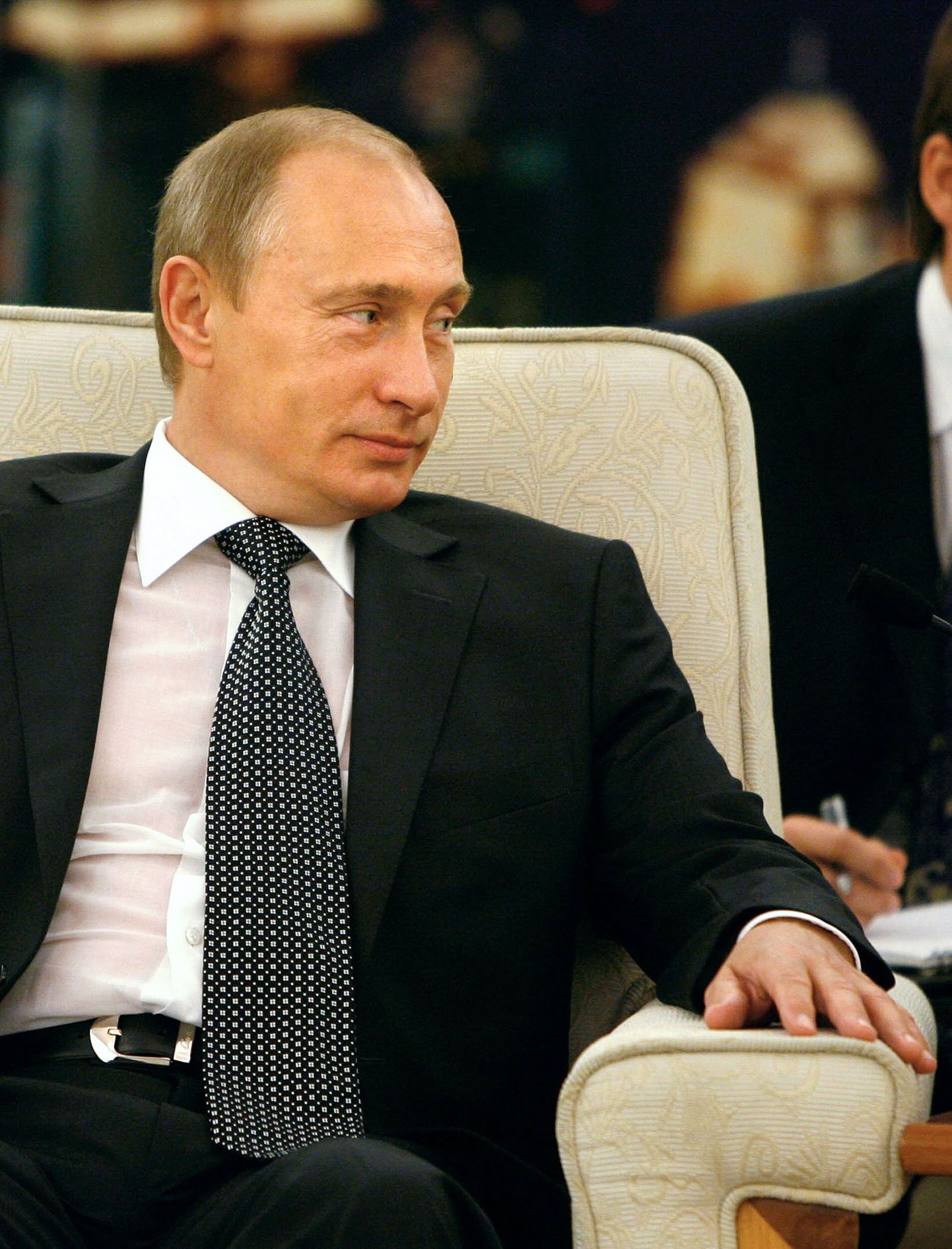 Vladimir Putin jälgib olümpiamängude avamisstseremooniat