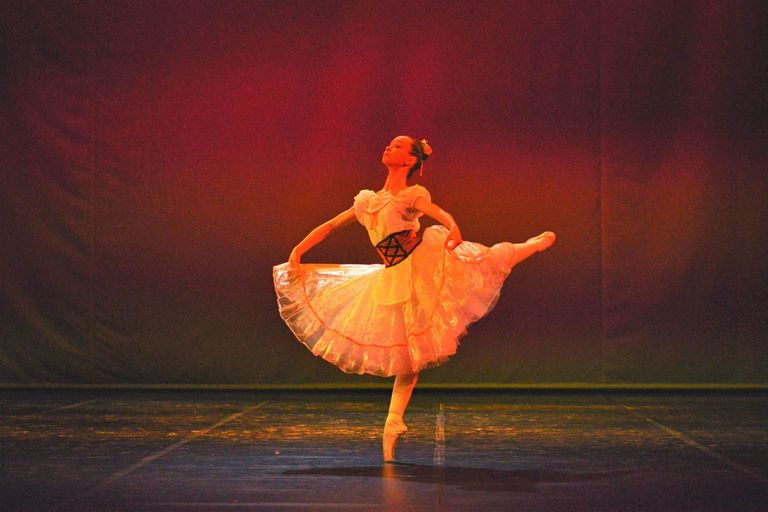 Каролин Раукас (школа «Fleur», класс Аллы Лиллеорг) выступила с вариацией из балета «Жизель».