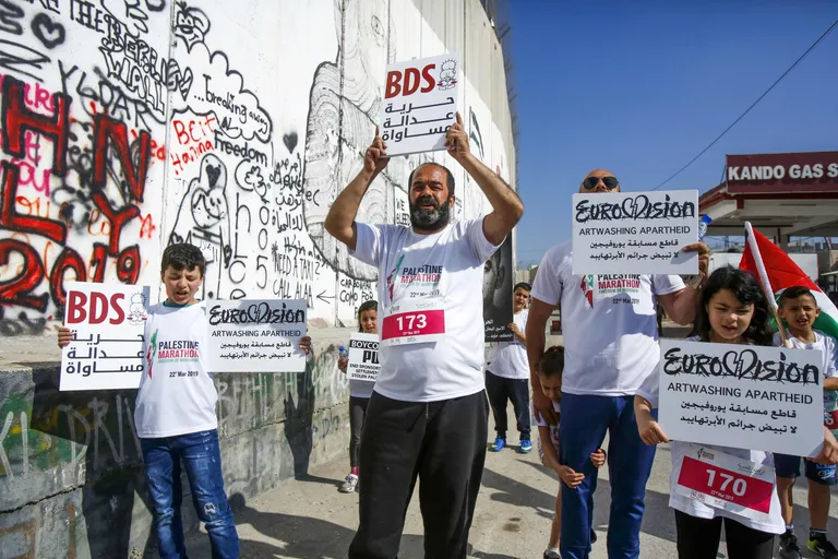 BDS Liikumise aktivistid Petlemmas.