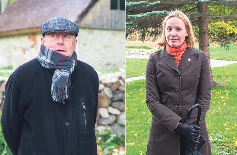 Uut roosiaeda Muhu südames tutvustasid kokkutulnutele Sulev Vahtra ja Liis Koppel, kelle jaoks kogu projekt oli südameasjaks.