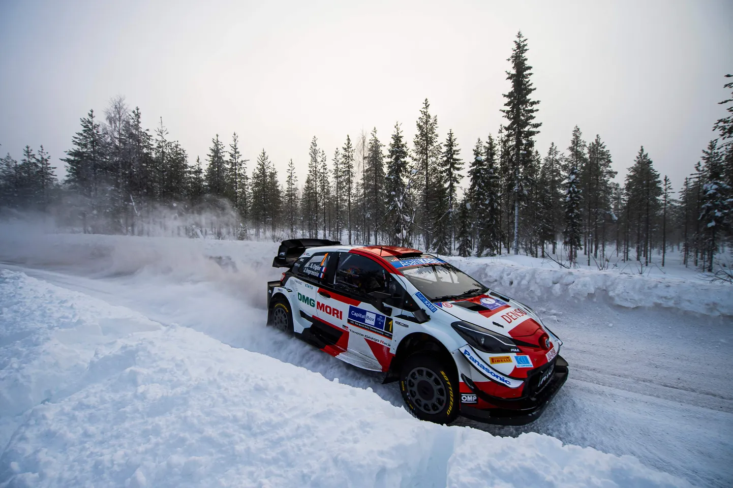 Sebastien Ogier Arctic Rally'l.