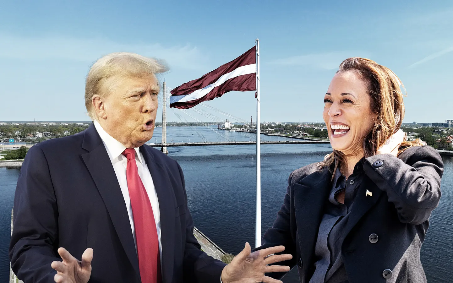 Дональд Трамп и Камала Харрис