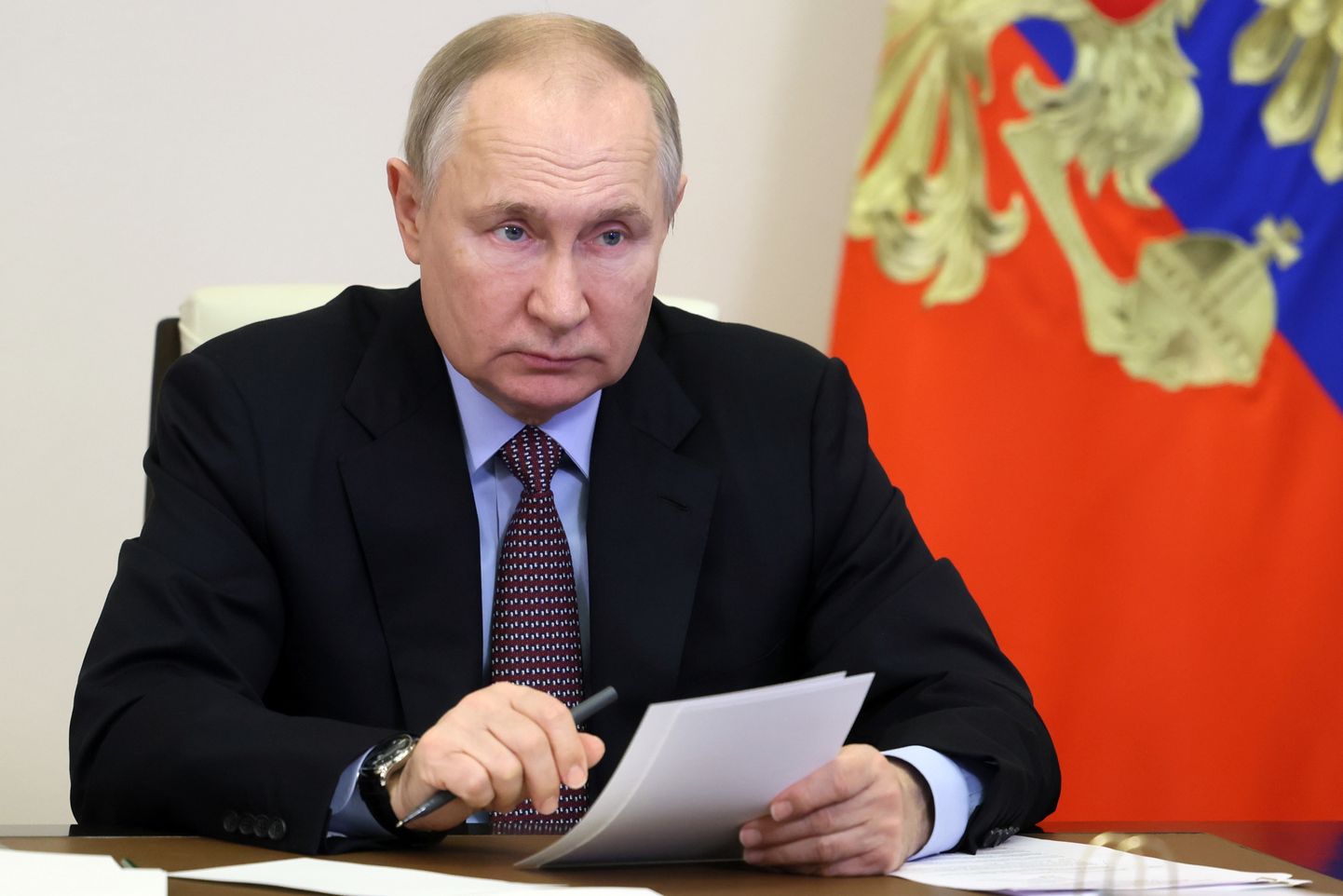 Vladimir Putin osalemas eile videokonverentsil.