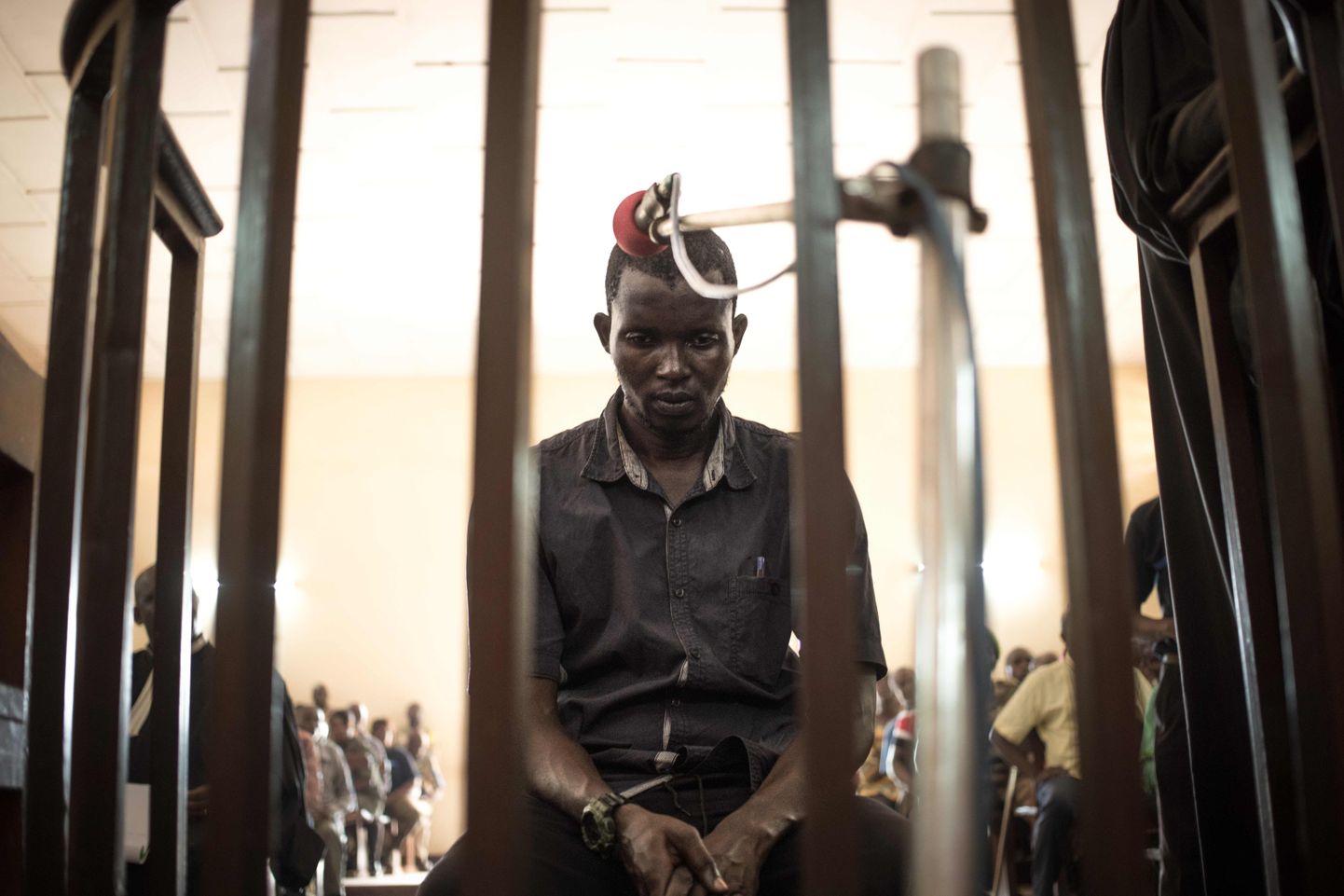 Kevin Bere-Bere Bangui kriminaalkohtus 15. jaanuaril 2020.